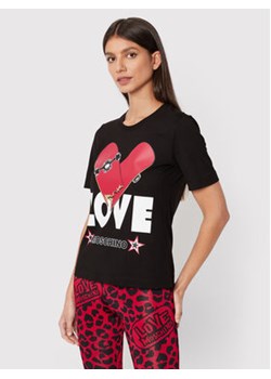 LOVE MOSCHINO T-Shirt W4F153SM 3876 Czarny Regular Fit ze sklepu MODIVO w kategorii Bluzki damskie - zdjęcie 168520950