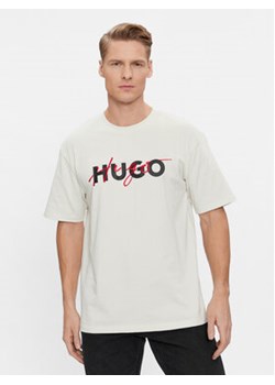 Hugo T-Shirt Dakaishi 50494565 Beżowy Relaxed Fit ze sklepu MODIVO w kategorii T-shirty męskie - zdjęcie 168521104