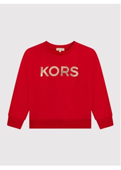 MICHAEL KORS KIDS Bluza R15136 D Czerwony Regular Fit ze sklepu MODIVO w kategorii Bluzy chłopięce - zdjęcie 168521491