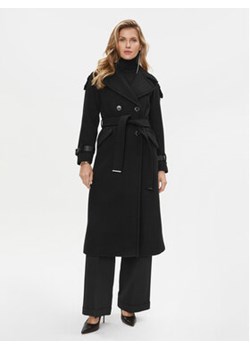 Morgan Płaszcz 232-GCARO Czarny Regular Fit ze sklepu MODIVO w kategorii Płaszcze damskie - zdjęcie 168521841