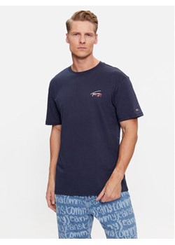 Tommy Jeans T-Shirt Small Flag DM0DM17714 Granatowy Classic Fit ze sklepu MODIVO w kategorii T-shirty męskie - zdjęcie 168521851