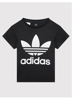 adidas T-Shirt adicolor Trefoil H25245 Czarny Regular Fit ze sklepu MODIVO w kategorii T-shirty chłopięce - zdjęcie 168522094