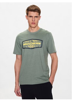 Skechers T-Shirt Latitude MTS368 Zielony Regular Fit ze sklepu MODIVO w kategorii T-shirty męskie - zdjęcie 168522142