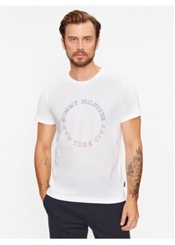 Tommy Hilfiger T-Shirt MW0MW32602 Biały Regular Fit ze sklepu MODIVO w kategorii T-shirty męskie - zdjęcie 168522201