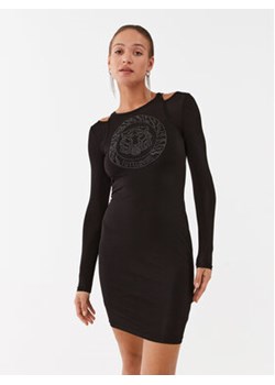 Just Cavalli Sukienka koktajlowa 75PAO9A4 Czarny Slim Fit ze sklepu MODIVO w kategorii Sukienki - zdjęcie 168522210