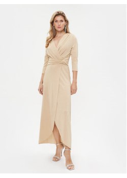 Rinascimento Sukienka wieczorowa CFC0115615003 Złoty Regular Fit ze sklepu MODIVO w kategorii Sukienki - zdjęcie 168522394