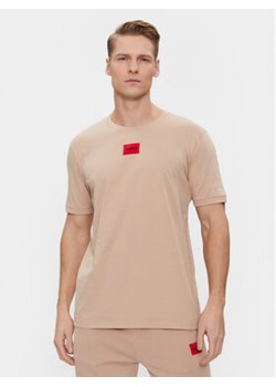 Hugo T-Shirt Diragolino212 50447978 Beżowy Regular Fit ze sklepu MODIVO w kategorii T-shirty męskie - zdjęcie 168522842