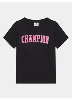 Champion T-Shirt 404658 Czarny Regular Fit ze sklepu MODIVO w kategorii Bluzki dziewczęce - zdjęcie 168522870