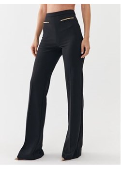 Elisabetta Franchi Spodnie materiałowe PA-014-36E2-V320 Czarny Wide Leg ze sklepu MODIVO w kategorii Spodnie damskie - zdjęcie 168522881
