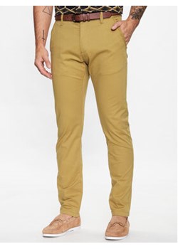 INDICODE Spodnie materiałowe Gower 65-159 Zielony Regular Fit ze sklepu MODIVO w kategorii Spodnie męskie - zdjęcie 168522891