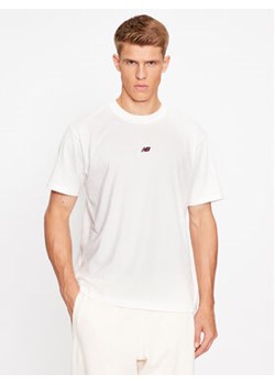 New Balance T-Shirt Athletics Remastered Graphic Cotton Jersey Short Sleeve T-shirt MT31504 Biały Regular Fit ze sklepu MODIVO w kategorii T-shirty męskie - zdjęcie 168522962