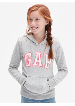 Gap Bluza 849381-15 Szary Regular Fit ze sklepu MODIVO w kategorii Bluzy dziewczęce - zdjęcie 168523303