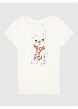 Polo Ralph Lauren T-Shirt Holiday 310853363001 Beżowy Regular Fit ze sklepu MODIVO w kategorii Koszulki niemowlęce - zdjęcie 168523413