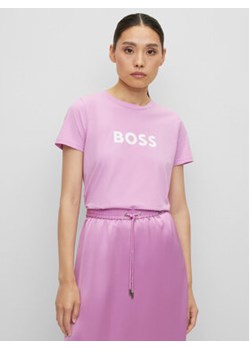 Boss T-Shirt 50468356 Różowy Regular Fit ze sklepu MODIVO w kategorii Bluzki damskie - zdjęcie 168523924