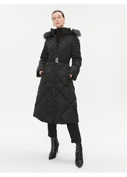 Guess Płaszcz zimowy W3BL37 WEX52 Czarny Regular Fit ze sklepu MODIVO w kategorii Płaszcze damskie - zdjęcie 168524081