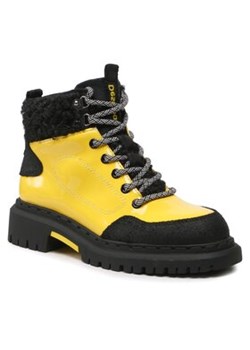 Desigual Trapery Shoes Trekking 22WSTP06 Żółty ze sklepu MODIVO w kategorii Workery damskie - zdjęcie 168524254