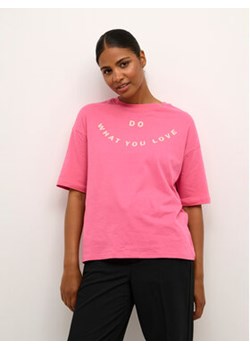 Kaffe T-Shirt Sonna 10507645 Różowy Regular Fit ze sklepu MODIVO w kategorii Bluzki damskie - zdjęcie 168524434