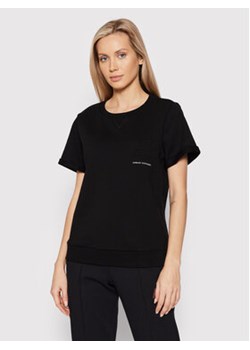 Armani Exchange T-Shirt 8NYM03 YJ68Z 1200 Czarny Relaxed Fit ze sklepu MODIVO w kategorii Bluzki damskie - zdjęcie 168524594