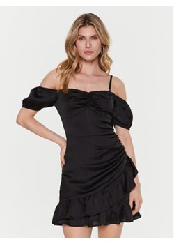 Guess Sukienka koktajlowa Alva W3GK54 WD8G2 Czarny Slim Fit ze sklepu MODIVO w kategorii Sukienki - zdjęcie 168524811