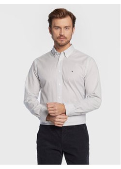 Tommy Hilfiger Koszula Mini Geo MW0MW25036 Biały Regular Fit ze sklepu MODIVO w kategorii Koszule męskie - zdjęcie 168525062