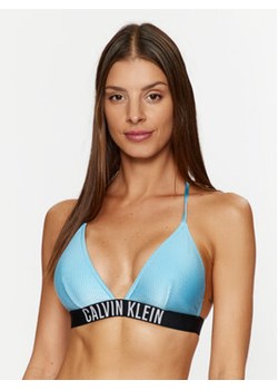 Calvin Klein Swimwear Góra od bikini KW0KW01967 Niebieski ze sklepu MODIVO w kategorii Stroje kąpielowe - zdjęcie 168525612