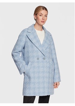 Guess Płaszcz przejściowy Ginny W3RL13 WF5I0 Niebieski Regular Fit ze sklepu MODIVO w kategorii Płaszcze damskie - zdjęcie 168525962