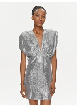 Rinascimento Sukienka koktajlowa CFC0116365003 Srebrny Regular Fit ze sklepu MODIVO w kategorii Sukienki - zdjęcie 168526202