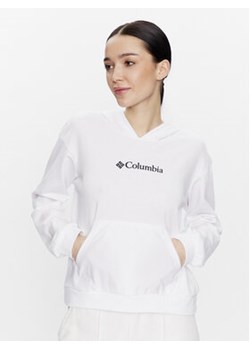 Columbia Bluza Logo 2032871 Biały Regular Fit ze sklepu MODIVO w kategorii Bluzy damskie - zdjęcie 168526483