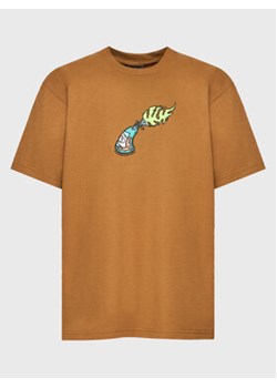 HUF T-Shirt Fire Starter TS01947 Brązowy Regular Fit ze sklepu MODIVO w kategorii T-shirty męskie - zdjęcie 168526954