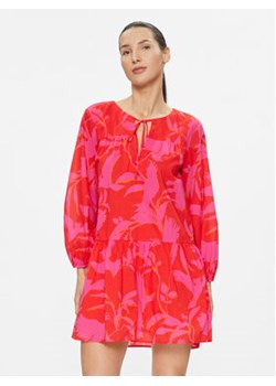 Seafolly Sukienka letnia Birds Of Paradise 55165-CU Różowy Relaxed Fit ze sklepu MODIVO w kategorii Sukienki - zdjęcie 168527151