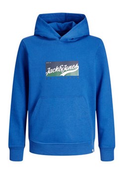 Jack&Jones Junior Bluza Becks 12220996 Niebieski Regular Fit ze sklepu MODIVO w kategorii Bluzy chłopięce - zdjęcie 168527830