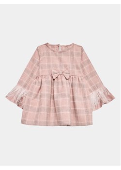 Jamiks Sukienka elegancka Roseline JZG248 Różowy Regular Fit ze sklepu MODIVO w kategorii Sukienki niemowlęce - zdjęcie 168529243