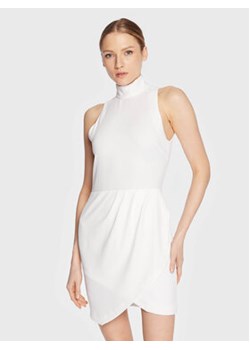 IRO Sukienka koktajlowa Kamela AS090 Biały Regular Fit ze sklepu MODIVO w kategorii Sukienki - zdjęcie 168529604