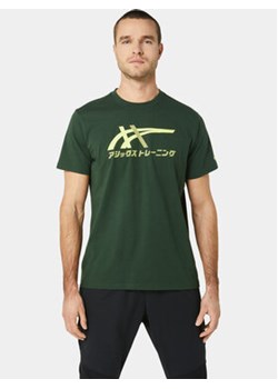 Asics T-Shirt Tiger Tee 2031D123 Zielony Ahletic Fit ze sklepu MODIVO w kategorii T-shirty męskie - zdjęcie 168529643