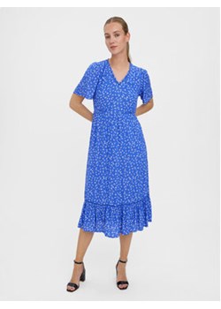 Vero Moda Sukienka codzienna Tirza 10268776 Niebieski Regular Fit ze sklepu MODIVO w kategorii Sukienki - zdjęcie 168529682