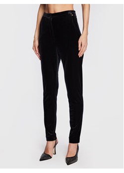 Nissa Spodnie materiałowe P13495 Czarny Slim Fit ze sklepu MODIVO w kategorii Spodnie damskie - zdjęcie 168529693