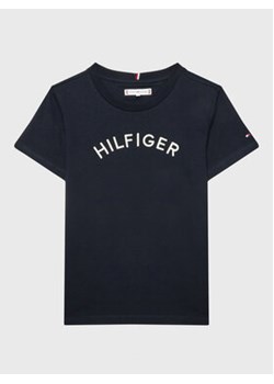 Tommy Hilfiger T-Shirt Arched KS0KS00401 D Granatowy Regular Fit ze sklepu MODIVO w kategorii T-shirty chłopięce - zdjęcie 168530551