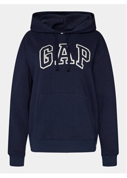 Gap Bluza 463506-00 Granatowy Regular Fit ze sklepu MODIVO w kategorii Bluzy damskie - zdjęcie 168530912