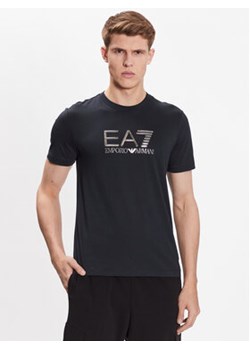 EA7 Emporio Armani T-Shirt 3RPT71 PJM9Z 1578 Granatowy Regular Fit ze sklepu MODIVO w kategorii T-shirty męskie - zdjęcie 168531014