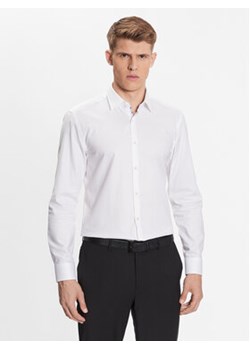 Hugo Koszula 50489856 Biały Slim Fit ze sklepu MODIVO w kategorii Koszule męskie - zdjęcie 168531210