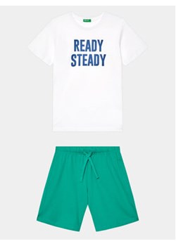 United Colors Of Benetton Komplet t-shirt i spodenki 3096CK006 Kolorowy Regular Fit ze sklepu MODIVO w kategorii Komplety chłopięce - zdjęcie 168531252