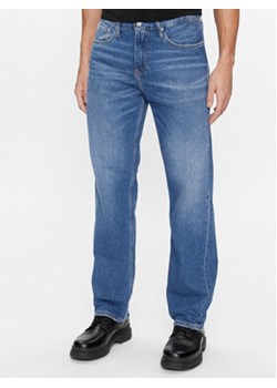 Calvin Klein Jeans Jeansy 90's J30J323355 Granatowy Straight Fit ze sklepu MODIVO w kategorii Jeansy męskie - zdjęcie 168531641