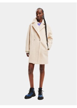 Desigual Płaszcz przejściowy 23WWEW21 Écru Comfort Fit ze sklepu MODIVO w kategorii Płaszcze damskie - zdjęcie 168531684