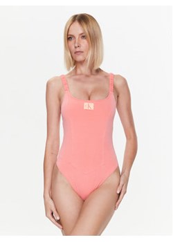 Calvin Klein Swimwear Strój kąpielowy KW0KW02072 Pomarańczowy ze sklepu MODIVO w kategorii Stroje kąpielowe - zdjęcie 168531730