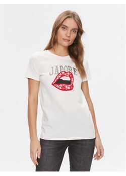 Guess T-Shirt W4RI26 K9RM1 Biały Regular Fit ze sklepu MODIVO w kategorii Bluzki damskie - zdjęcie 168531850