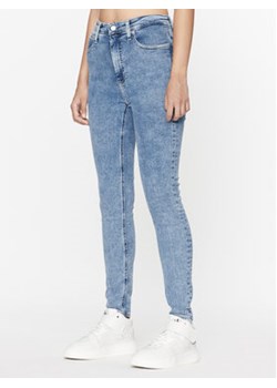 Calvin Klein Jeans Jeansy J20J221769 Granatowy Super Skinny Fit ze sklepu MODIVO w kategorii Jeansy damskie - zdjęcie 168532481