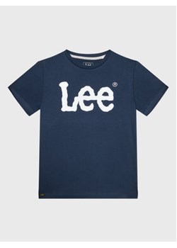 Lee T-Shirt Wobbly Graphic LEE0002 Granatowy Regular Fit ze sklepu MODIVO w kategorii T-shirty chłopięce - zdjęcie 168532690
