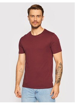 Jack&Jones T-Shirt Organic Basic 12156101 Bordowy Slim Fit ze sklepu MODIVO w kategorii T-shirty męskie - zdjęcie 168533121