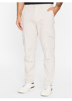 Only & Sons Spodnie materiałowe 22025431 Écru Tapered Fit ze sklepu MODIVO w kategorii Spodnie męskie - zdjęcie 168533172