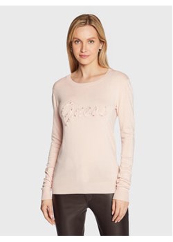 Guess Sweter Liliane W2BR51 Z2NQ2 Różowy Slim Fit ze sklepu MODIVO w kategorii Swetry damskie - zdjęcie 168533360
